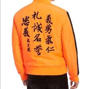 Guess neon orange traffic coat